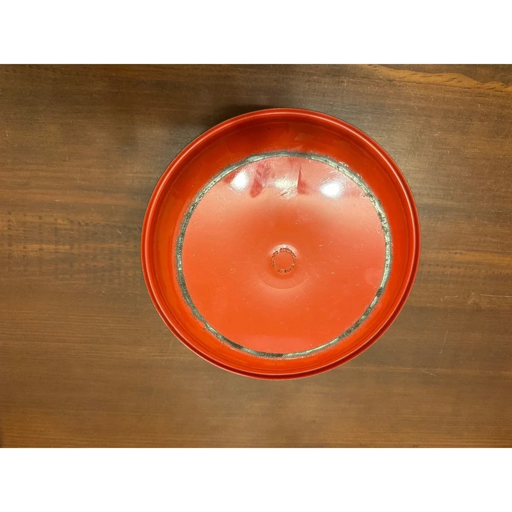 Vintage‎ Floral Round Metal Tin Serving Tray Decorative Collectible holland